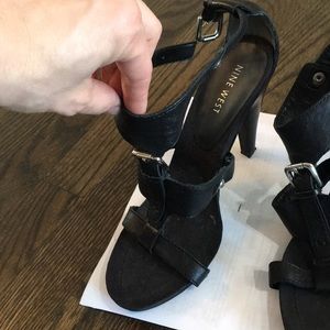 Nine West black heels size 7 1/2